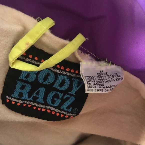 Vintage 90’s Kid’s Neon Windbreaker Surf Jacket - Picture 6 of 7